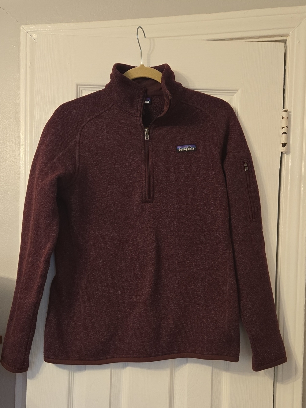 Patagonia Women’s Zip-Neck Sweater - Wine